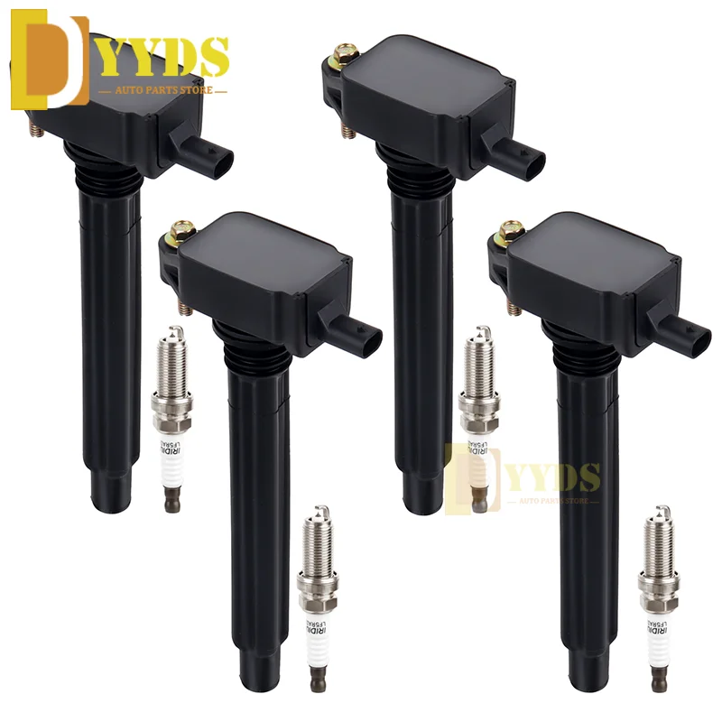

New 68242286AA Ignition Coil For Chrysler 200 Fiat 500X Jeep Cherokee Renegade Dodge Dart Ram ProMaster City 2.4L L4 UF754