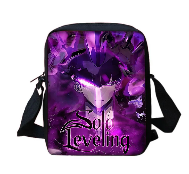 Anime SOLO L-levelings Boy Girls Printed Shoulder Messenger Bag Child Casual Handbag Men Women Phone Bag Shopping Bag