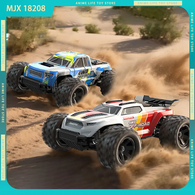 

Новый 1/18 Радиоуправляемый автомобиль MJX 18208 4wd 380 Матовый двигатель Высокоскоростной электронный автомобиль с дистанционным управлением Подарки на день рождения Рождественские игрушки в наличии