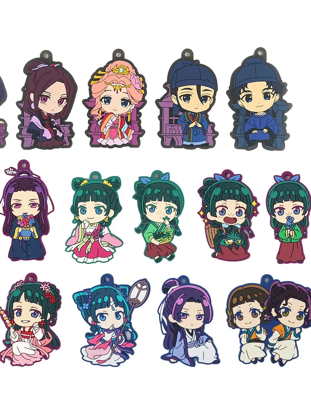 The Apothecary Diaries Anime Kusuriya no Hitorigoto Maomao Jinshi Gaoshun Rubber Keychain