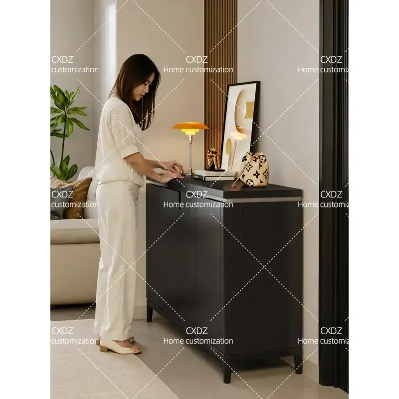 Black Shoe Cabinet Large Capacity Entryway Storage Locker 2026 New Premium Home Wall Mounted Freestanding Shoe Rack