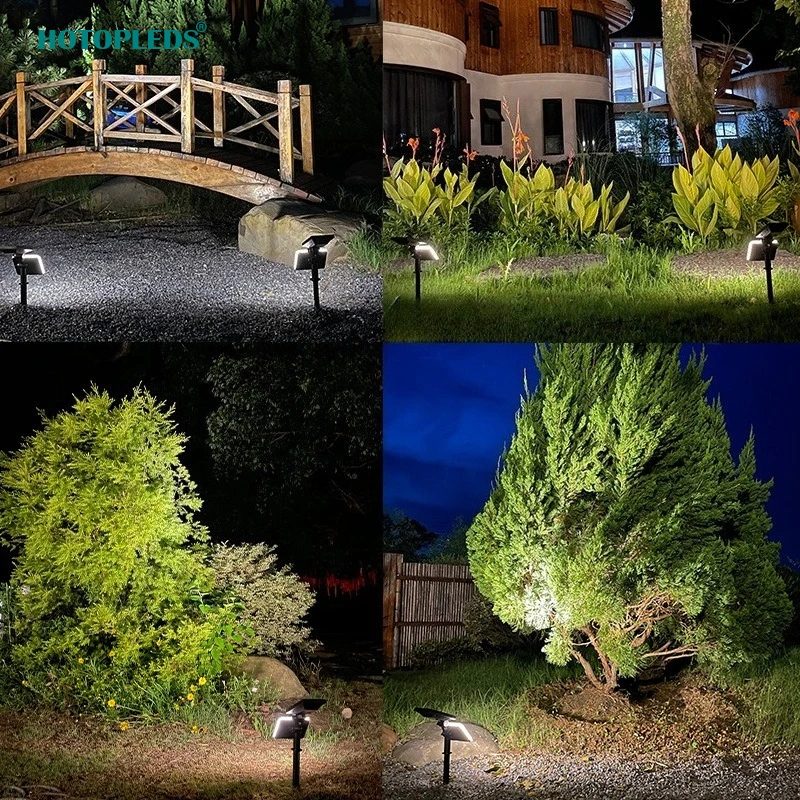 Solar Lawn Light Outdoor Waterproof Garden Light Garden Landscape Light, Super Bright 62LED Floor Plug Flood Light