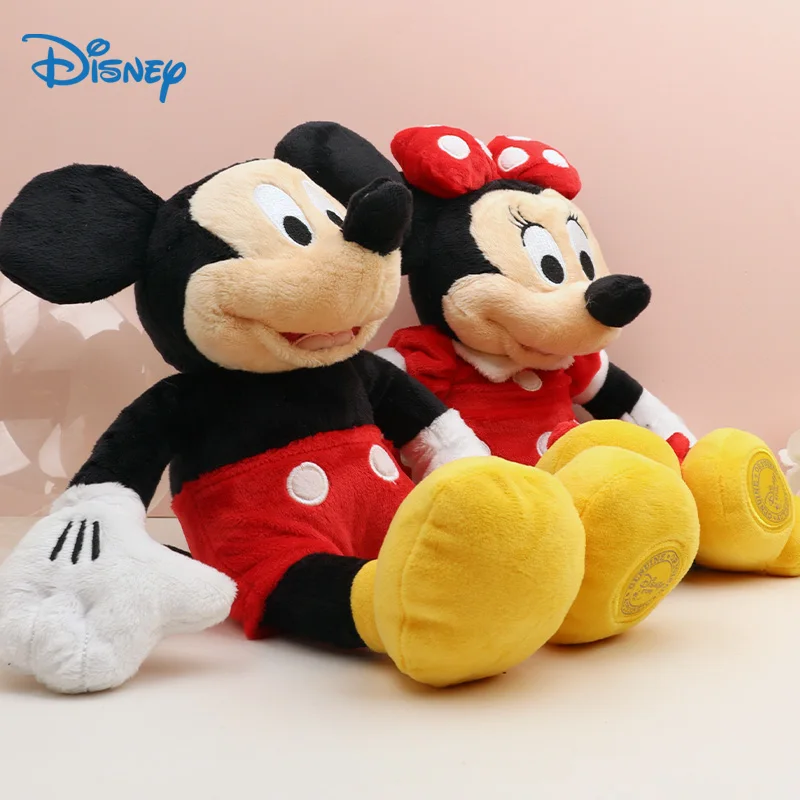 

Disney Mickey And Minnie Mouse Toys Set Kawaii Cartoon Stuffed Animals Plush Dolls For Girl Mickey Clubhouse Christmas Gift Kids