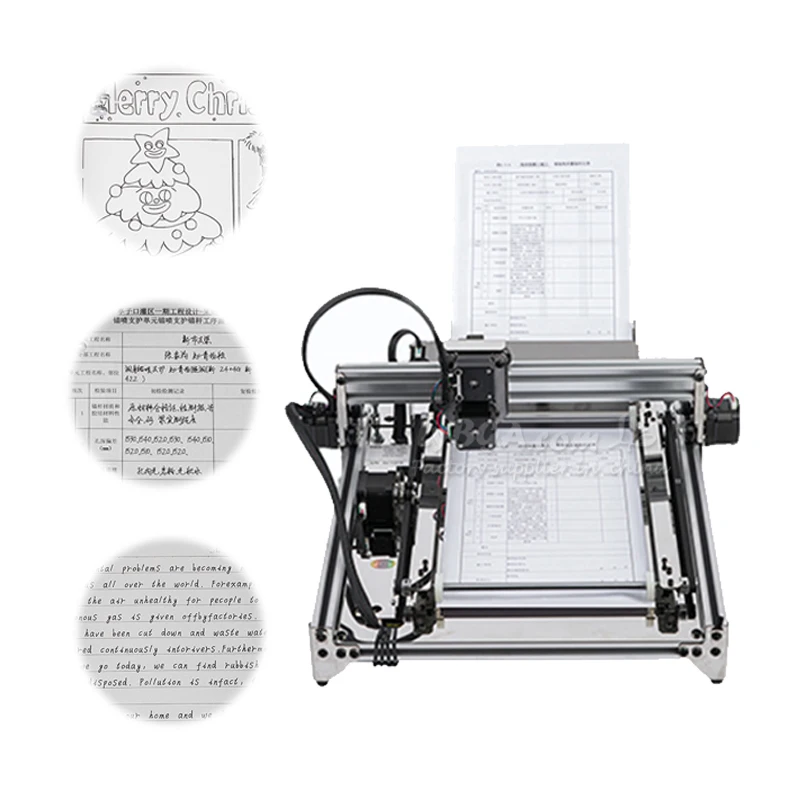 LY A4 Size Professional Assembled Auto Paper Feeding Drawbot Pen Writing Drawing Robot Machine Lettering Corexy Normal Version view 4