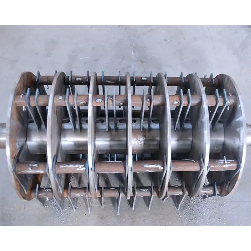 Wood Biomass Grinding Hammer Mill With Double Rotor High Quality Motor