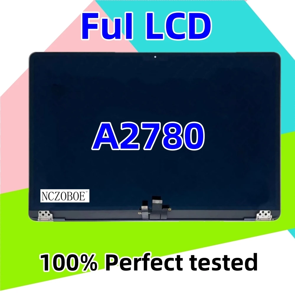 A2780  Laptop LCD Screen Display NCZOB A2442 A2485  Assembly Formacbook Air A2780 Retina LCD Panel Assembly Replacement Parts