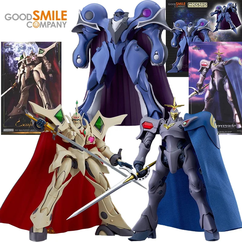 

GSC MODEROID Alseides/Scherazade/Escafowne Action Figures The Vision of Escaflowne Anime Model Kit Toys for Boys Original Box