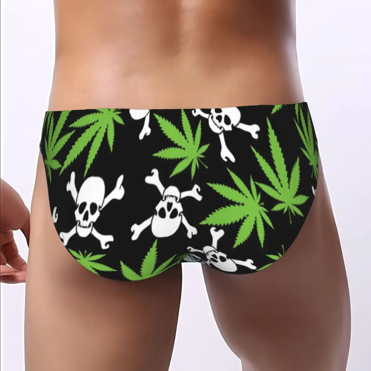 Men's Panties Man Briefs Skull Sexy Underwear Male Bikini Underpants - view 3