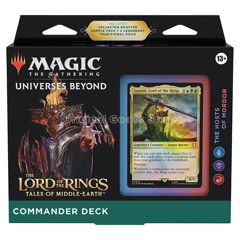 Oryginalna magia The Gathering The Lord of The Rings: Tales of Middle-Earth Card English Commander Deck Bundle Trading Cards