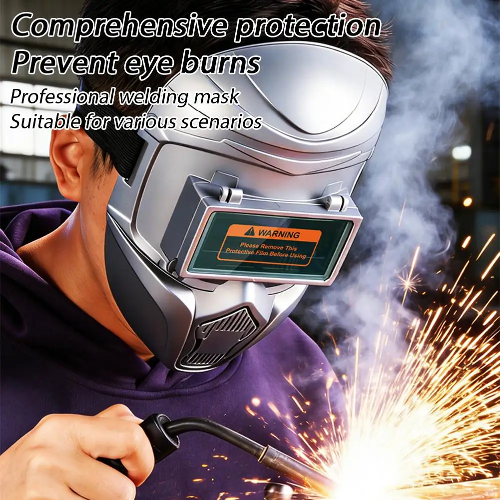 True Color Auto Darkening Welding Mask Flippable Welding Helmet Automatic Dimming Eyes Protector Shield for Welder - view 3