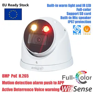 Dahua IPC-HDW3449H-AS-PV 4MP H.265 IR 30M Smart Dual Illumination Active  Deterrence Fixed-focal Eyeball WizSense Network Camera - AliExpress