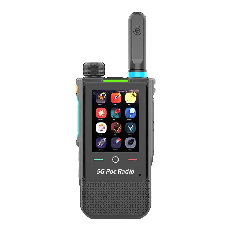 

MX9 Global Walkie-talkie Zello Overseas English Version With WiFi Bluetooth USB Charging Android System Smart Touch Screen