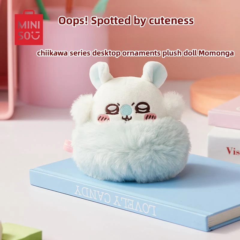 

MINISO Chiikawa серия Momonga плюшевая кукла настольная мультяшная периферийная кукла для друзей детские праздничные подарки