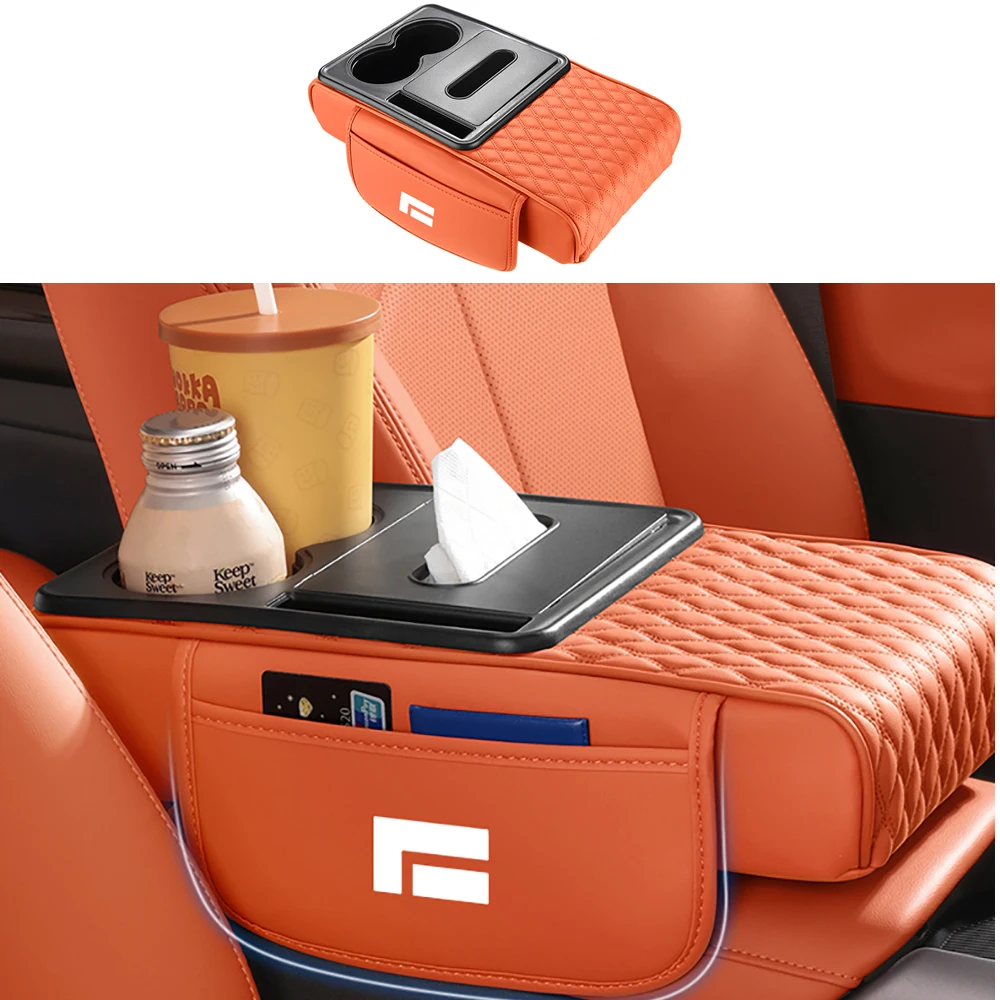 

Для BAIC JISHI Rox 01 Polestone 01 автомобильный центральный подлокотник, защитный чехол, высота, автомобильный подлокотник, подушка, картонная коробка