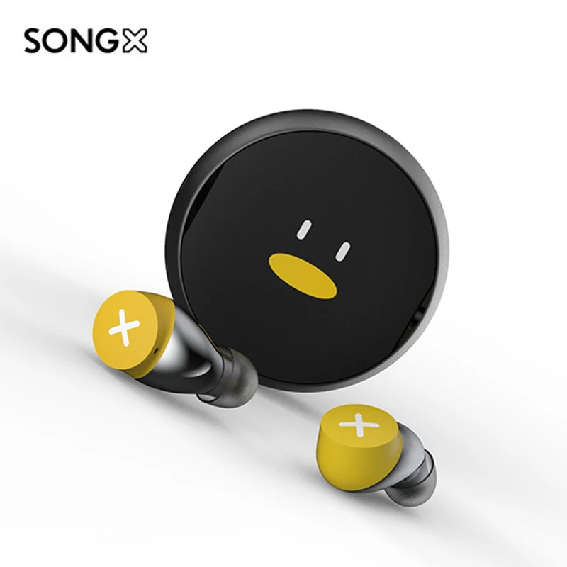 SONGX-IPENGOO TWS Fones De Ouvido Sem Fio, Fones De Ouvido Impermeável, Alto-falante HIFI, 25 Horas De Espera, Verdadeiros Fones De Ouvido Bluetooth, Barulhento Reduzir Fones De Ouvido, S06