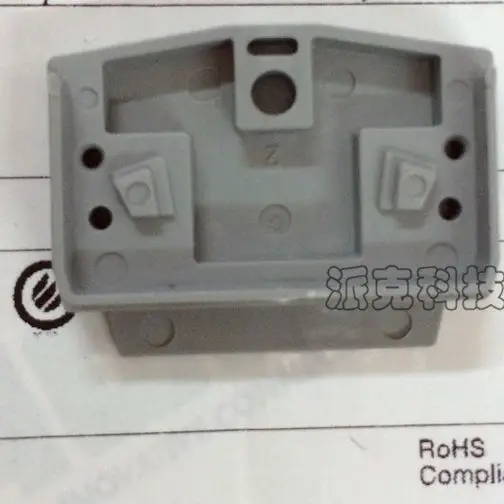 WA/G0 264-368 small terminal block baffle block plug gray