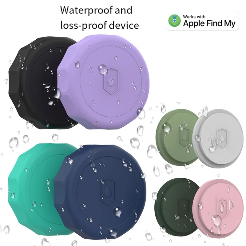 실리콘 케이스 포함 로케이터, 에어태그 블루투스 로케이터, IOS 시스템 분실 방지 아티팩트, Findmy 애완 동물 추적기, WMAN
