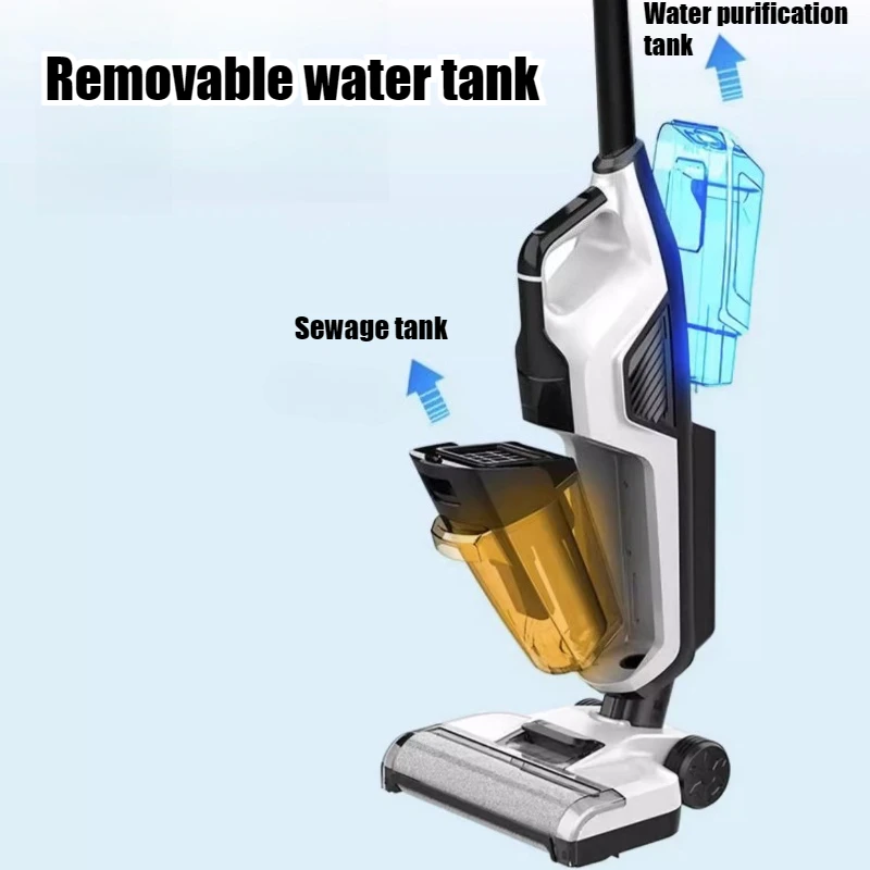 Multi Functional Electric Wet Dry Vacuum Cleaner Deep Cleaning Labor-saving Smart Screen Display Convenient Use Home Appliances