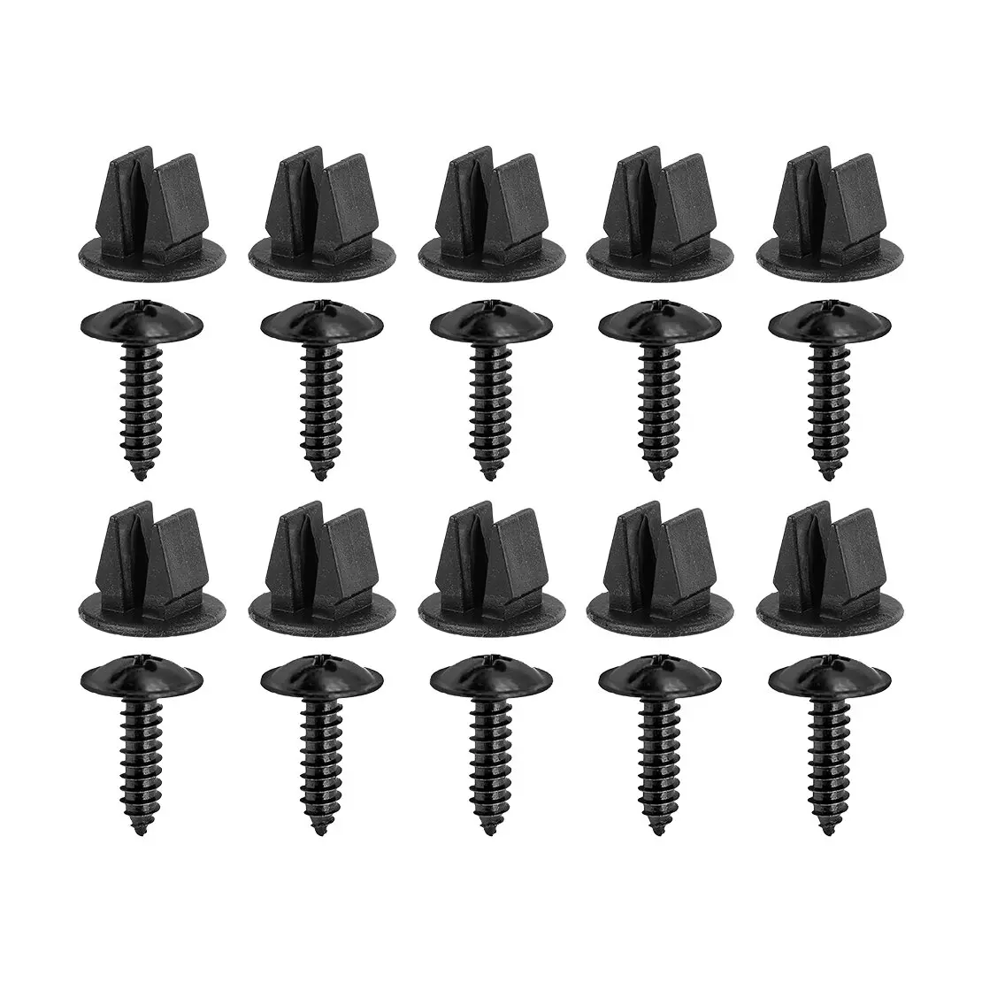 

12493-05207E 86848-22000 20 шт., фартук на крыло автомобиля, винт, гайка, зажим, фиксатор, черный, подходит для Hyundai Kia