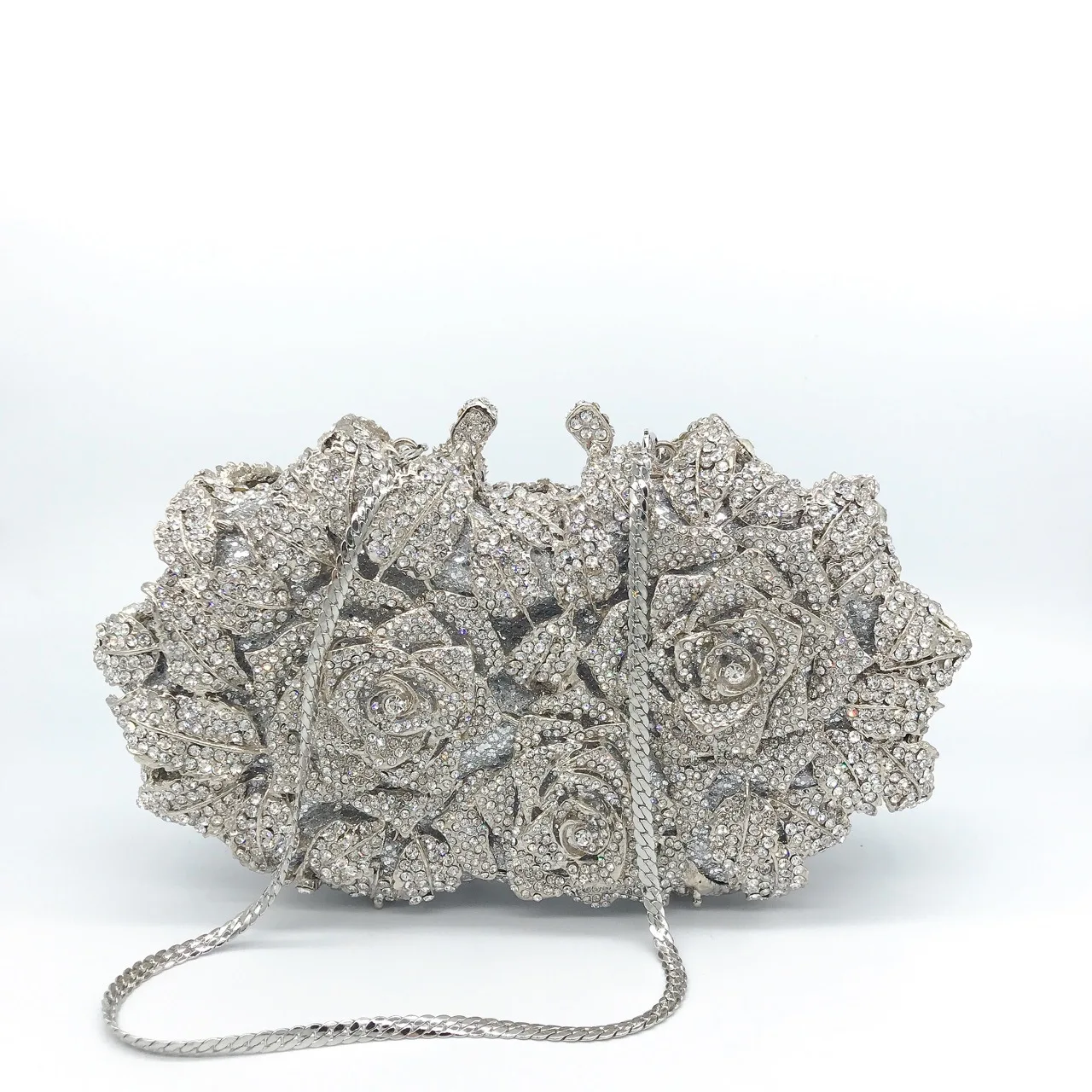 Crystal Wedding Bridal Evening Clutch Purse silvery/Gold Rhinestone Women\'s Dinner Party Purse Diamond Cocktail Handbags 2025