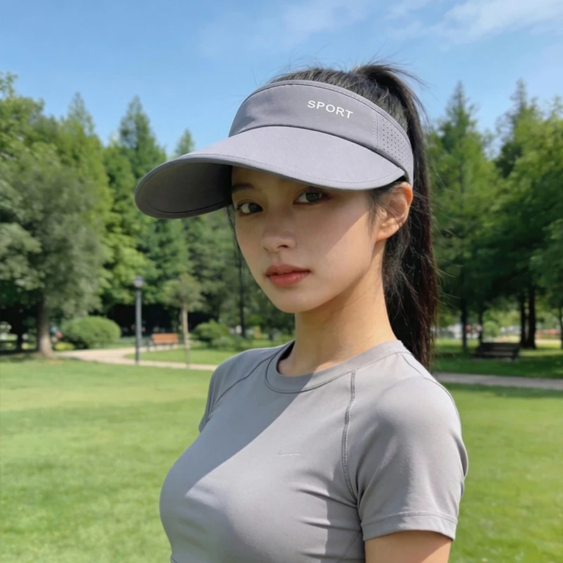 Summer sun hat for women, outdoor sports, running, cycling, sun hat, casual, fashionable, cool, duck tongue, empty top hat