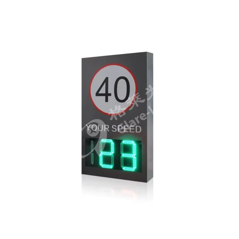 Solar Radar Speed Limit LED Sign Outdoor Road Safety Digital Speed Indicator