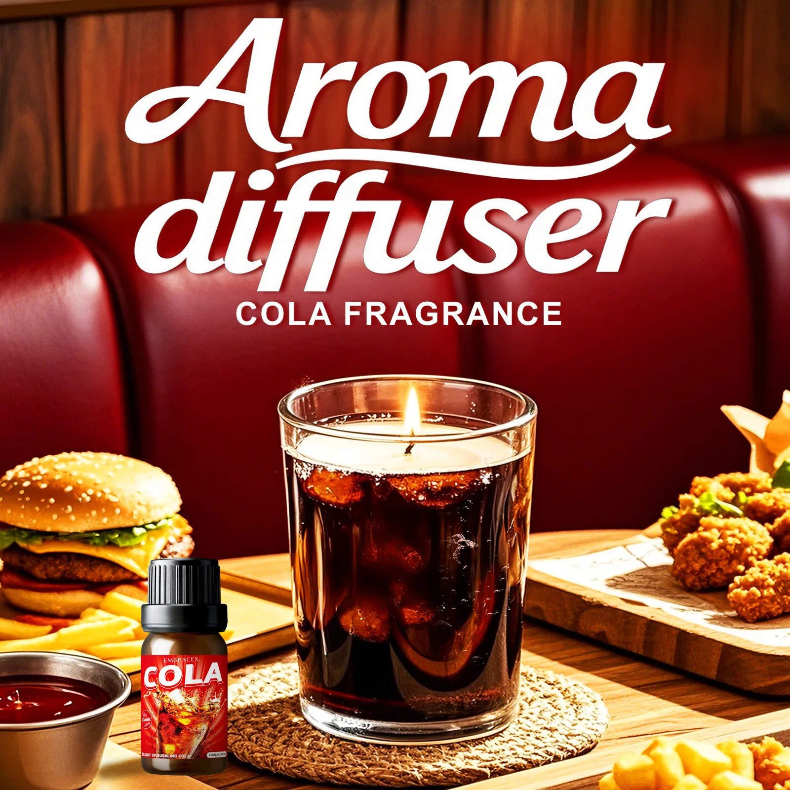 10ml Cola Fragrance Oils Candle Making Cool Scent Suitable For Diffuser Gift To Friends Air Freshener