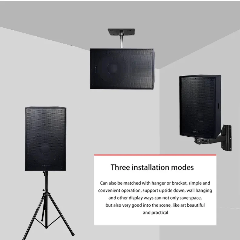 High Quality 12 Inch 400 Watt Two Way Full Range Passive Professional Speaker