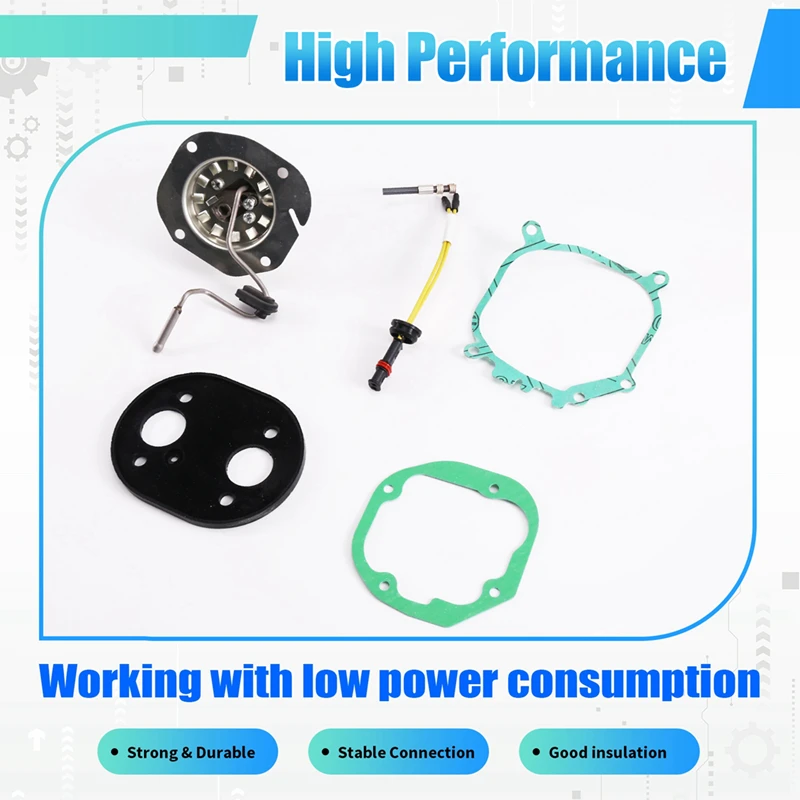 Super Sale 1Set 12V/24V Parking Heater Parts Burner Insert + Glow Plug 9005086A/9005087A + Gaskets for Webasto AT2000ST Heaters