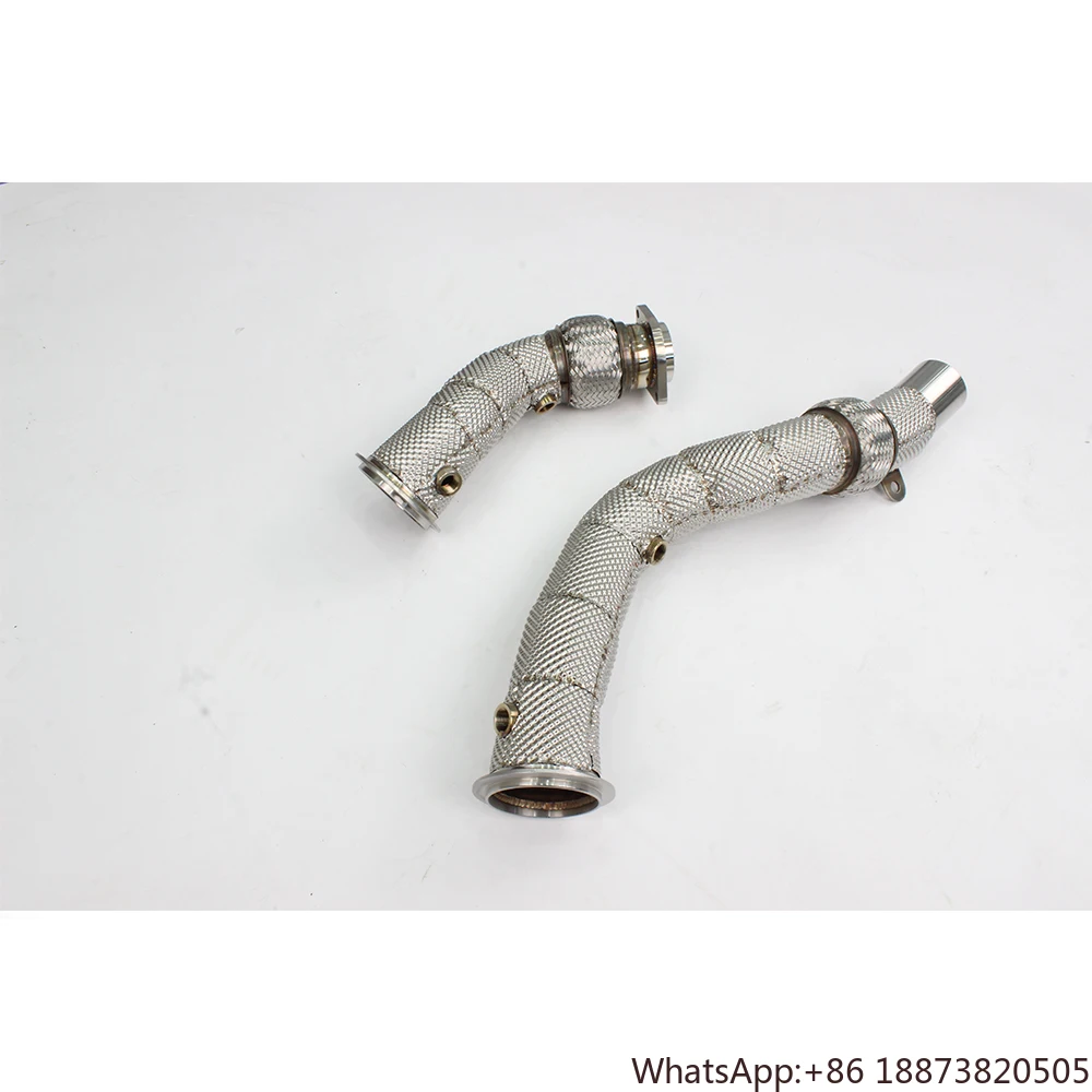 

High Flow Stainless Steel Exhaust Headers Downpipes Downpipe for BMW S55 F80 F82 M3 M4 F87 3.0T