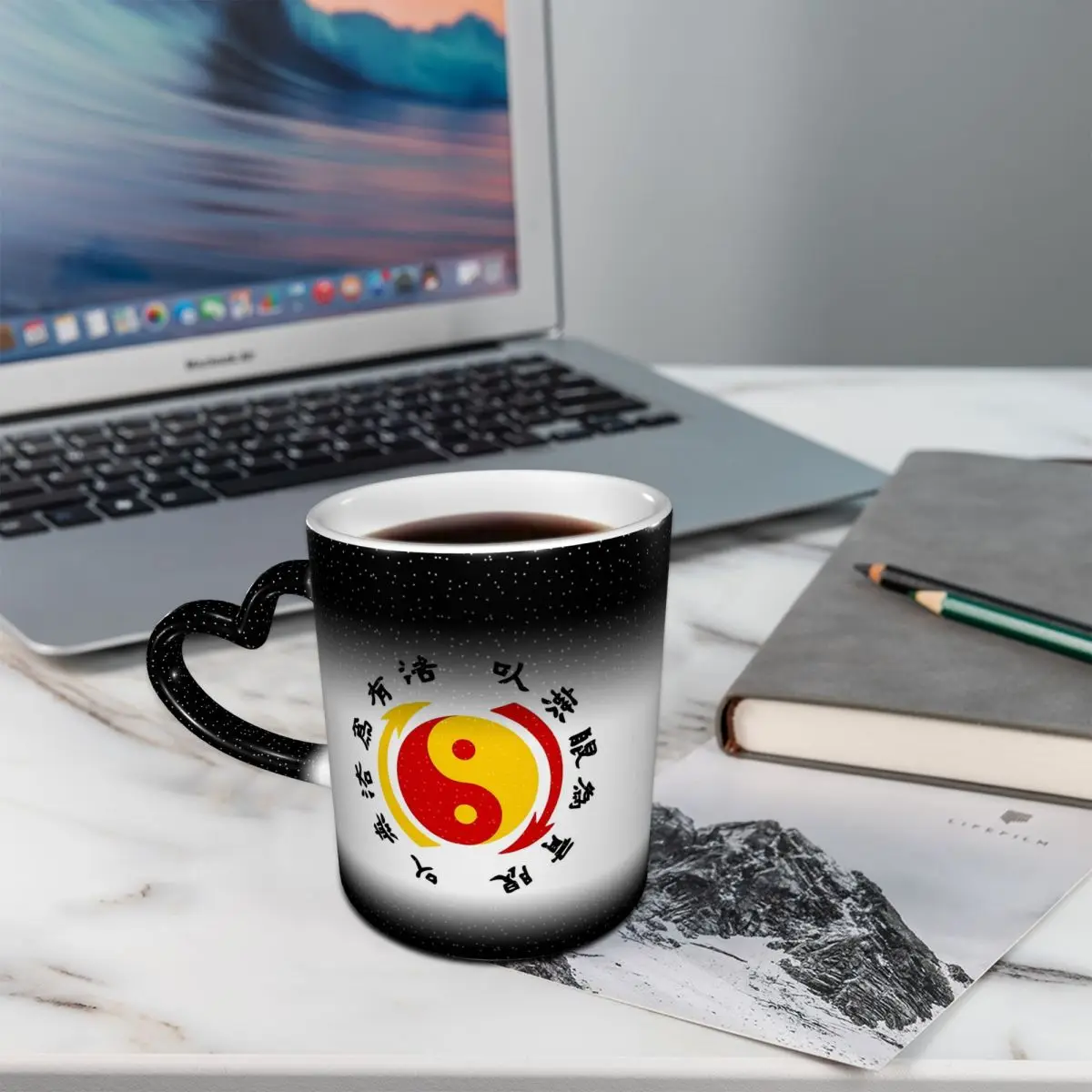 JKD Jeet Kune Do Logo Mug Funny Ceramic Coffee Cups Tea Mugs Milk Cup Drinkware Gift for Friends