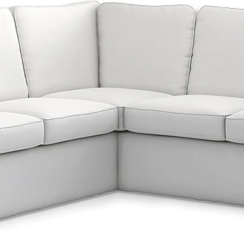 Sectional Sofa  Replacement Sectional Cover  Sectional  Couch  Only! (Cool White)