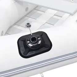 Supporto per canna da pesca per barca gonfiabile in PVC Supporto per kayak Tavola da surf Fissatore elettronico Fish Finder GPS Colla per montaggio superficiale