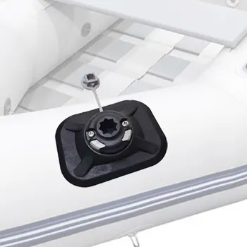 PVC インフレータブルボート釣竿ホルダーマウントカヤックサーフィンボードエレクトロニクスフィクサー魚群探知機 GPS 接着剤表面実装パッド