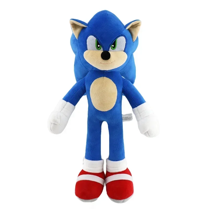 Brinquedo de pelúcia sônico para crianças Boneca recheada macia Caudas fofas dos desenhos animados Ouriço Amy Rose, 20-30cm, presente de