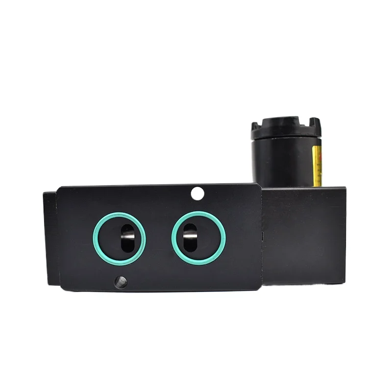 Five three-position pneumatic valves, single and double electronically controlled pneumatic components