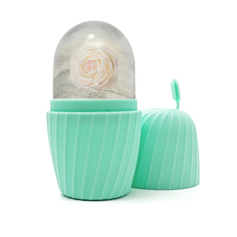 الجليد الوجه الأسطوانة الوجه رفع الكنتوري أدوات سيليكون آيس كيوب صواني آيس غلوب كرات العين الوجه مدلك الجمال أدوات العناية بالبشرة