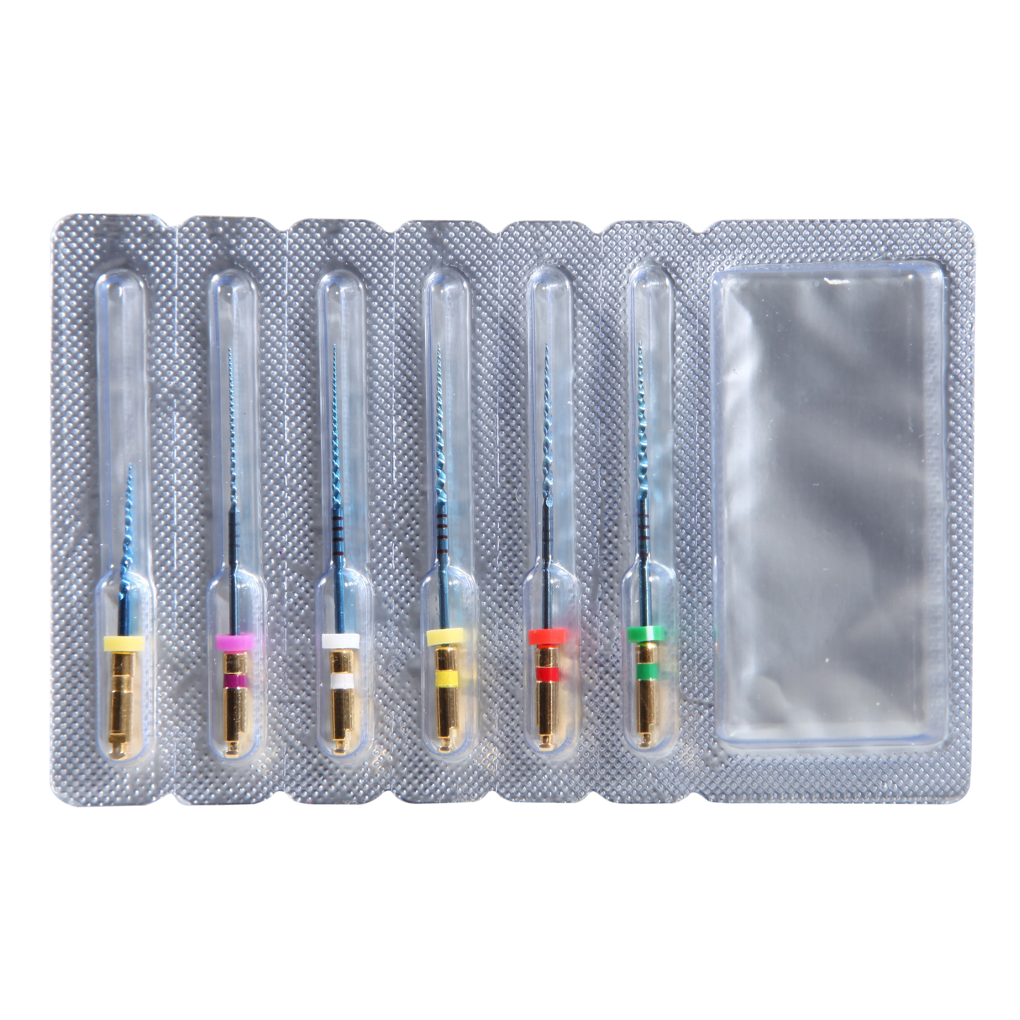 1 Packs (6pcs) Dental Endodontic Files Rotary NITI Root Canal Curval Files Dental Endo Engine Files SANDENT 31MM