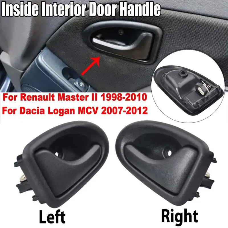 Maçaneta da porta do carro esquerda/direita, decoração da capa da maçaneta da porta interior do carro, 7700830078 7700830079 para Renault Megane para Iveco Daily