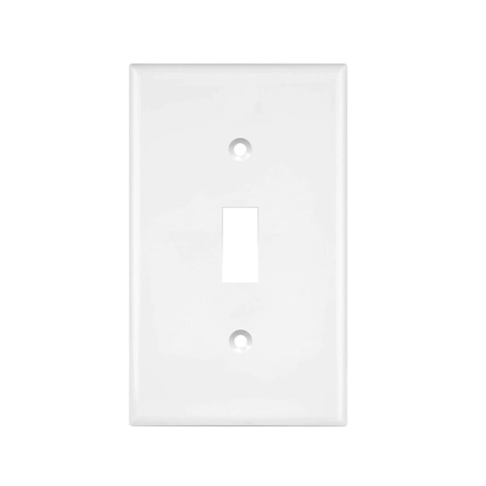 

4pcs Light Panel Home Wall Switch Insulated Anti-Scratch Replacement For Kitchen Office Hotel Led Toggle Switch White
