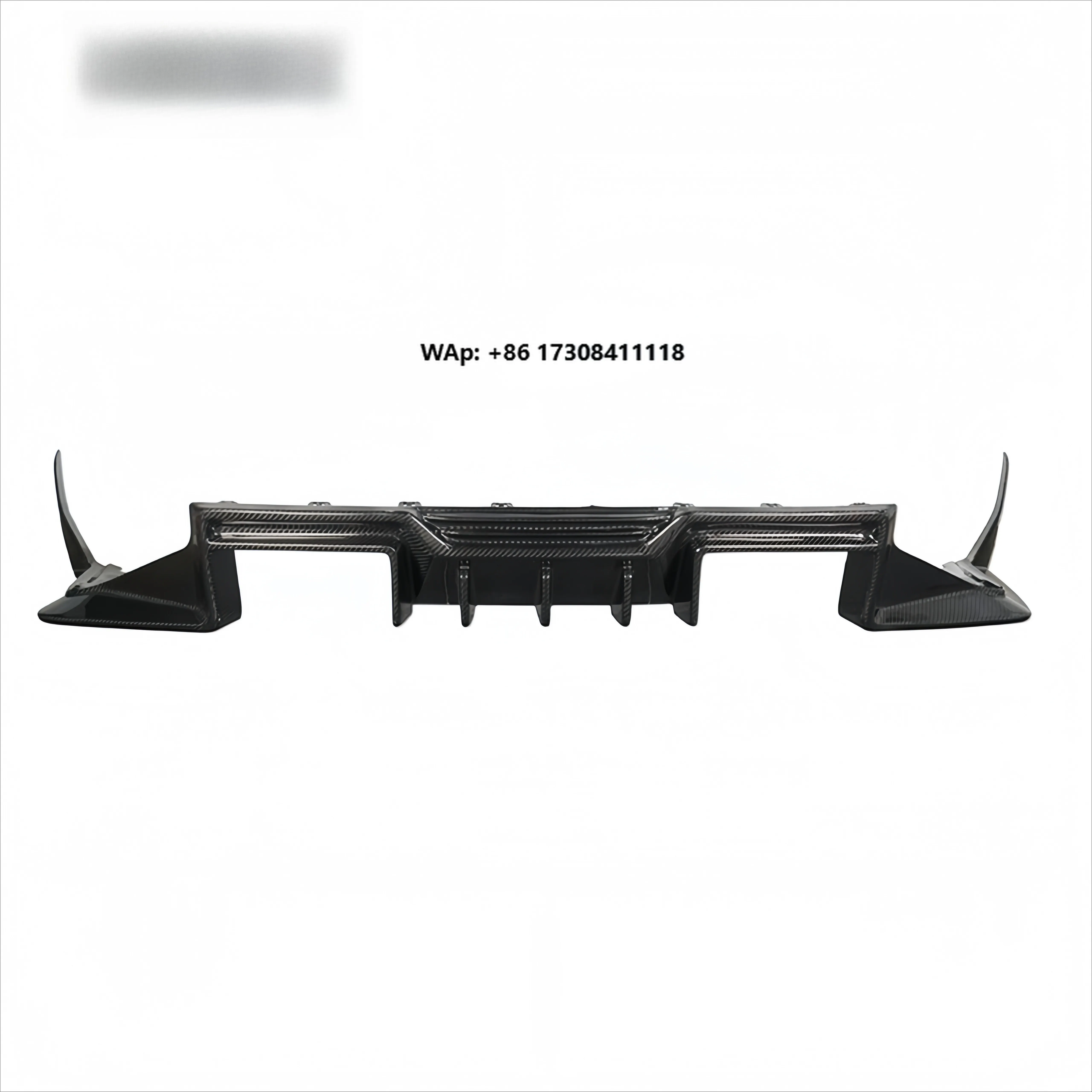 

2023+Hot Selling Real Dry Carbon Fiber Car Rear Bumper Diffuser Lip for M2 G87 Rear Lip Strap Light Rear Diffuser