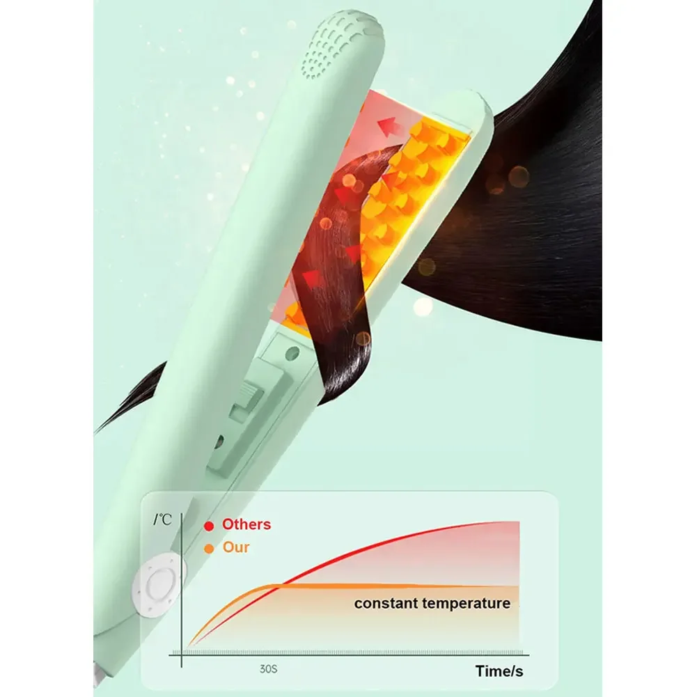 مكواة تجعيد صغيرة محمولة من السيراميك ، مجعد شعر ثلاثي الأبعاد ، جبيرة منفوشة ، أدوات تصفيف بيرم الذرة ، جودة عالية #2