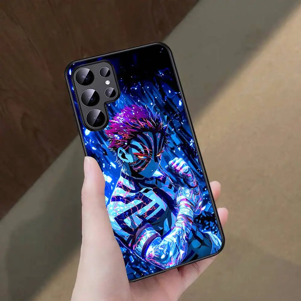 D-Demon Akaza S-Slayer Phone Case For Samsung S 24 fe 25 Ultra plus 20 lite 21 30 22 23 24 22 Ultra 5G Fundas view 6