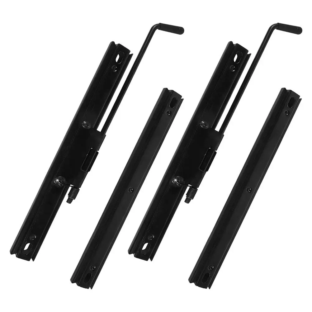 

2 пары универсальных регулируемых кронштейнов для крепления салазок автомобильных сидений, комплект для гоночных сидений-ковшей с функцией скольжения