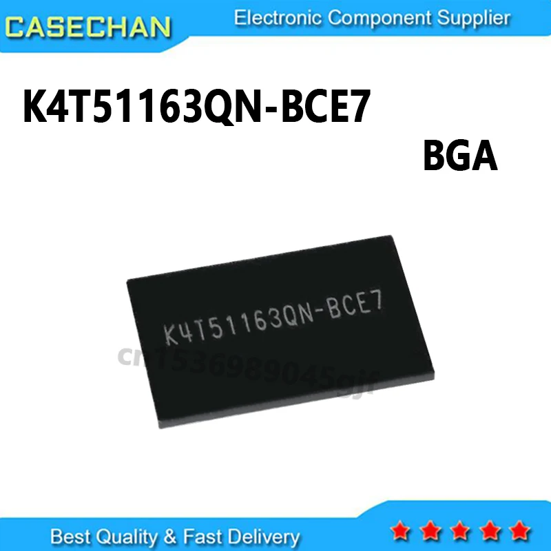 1pcs K4T51163QN-BCE7  FBGA84 512Mbit 64M DDR2 DRAMs Parts and Modules ( Alt: K4T51163QN-BCE7TCV )