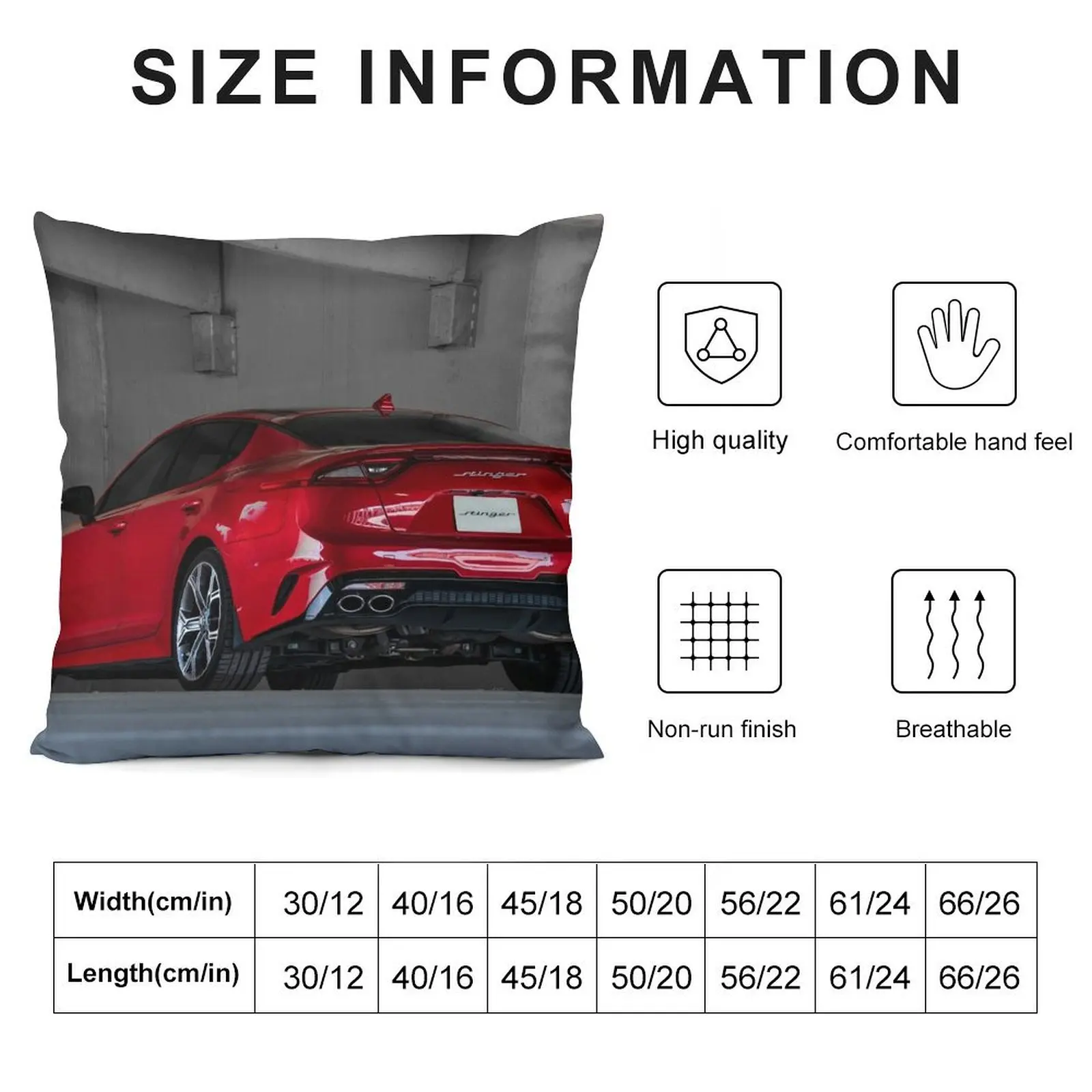 Kia Stinger GT Throw Pillow Christmas Pillow Sofa Cushions Cover pillow