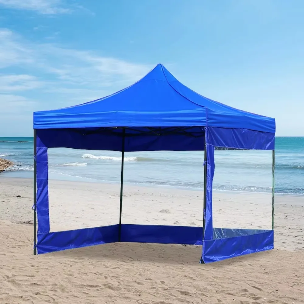 Commercial Outdoor Transparent 3 Side Walls Waterproof Windproof Pop up Tent for Trade Shows and Party Events