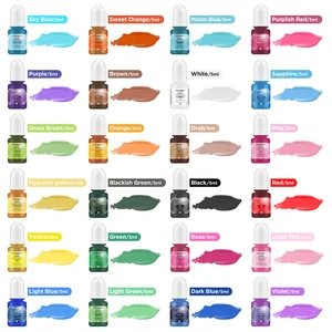 24 Farben 5ml transparente transparente Epoxidharzpigmentflüssigkeit DIY UV AB Harzkleber Schmuck 10 Hauptverkaufsepoxy Tinta Pio - №8