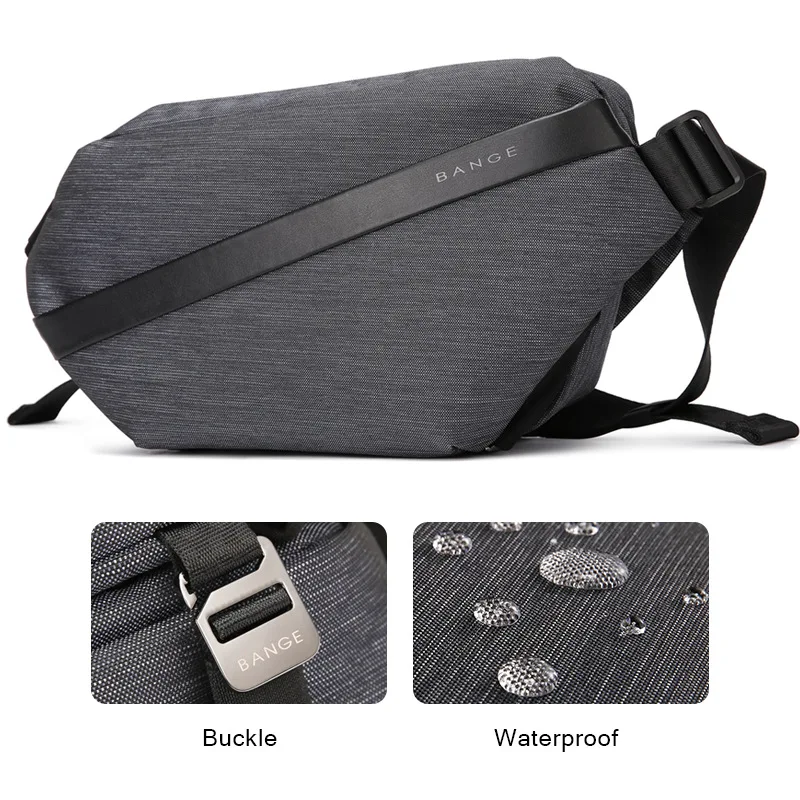 Imagem -05 - Bange Moda Masculina Multifuncional à Prova Impermeável Água Ombro Crossbody Bolsas Masculino Viagem ao ar Livre Romance Bolsa do Mensageiro Adolescente Arrumação