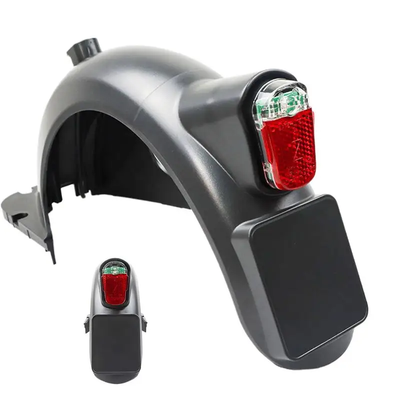 

Scooter Rear Fending Board Electric Scooter Accessories Rear Mudguard Set With Taillight License Plate Bracket For Safe Riding
